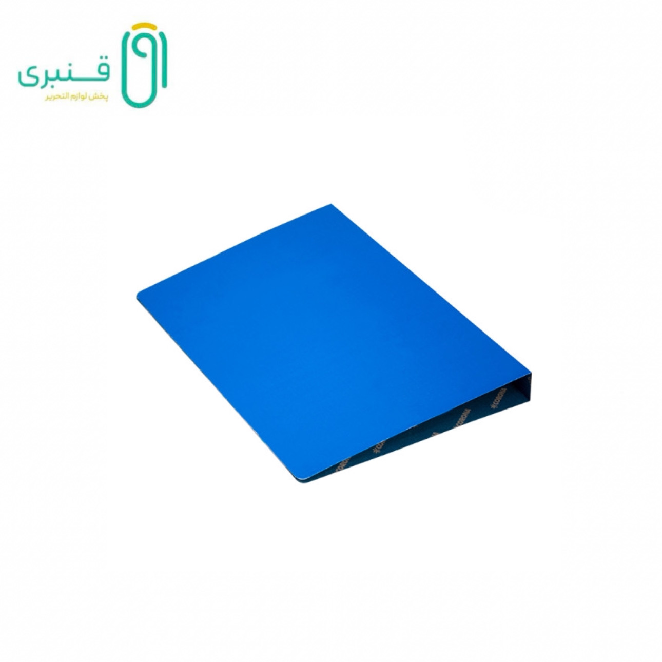 پوشه مقوایی 7 خط آبی کرونا – فروشگاه قنبری